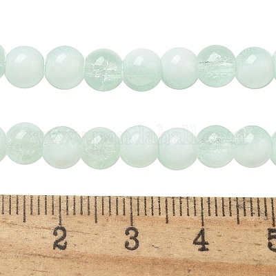 Стеклянные бусины кракле X1-GLAA-U001-6mm-01-1