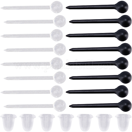 Серьги-гвоздики из экологически чистого пластика KY-SC0002-23-1