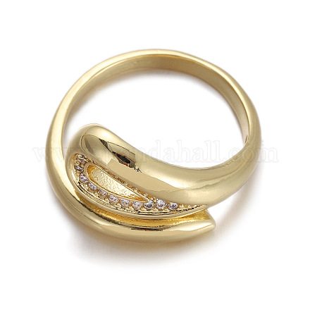 Кольца-манжеты из латуни mirco pave с прозрачным кубическим цирконием FS-WGB3A7F-07-1