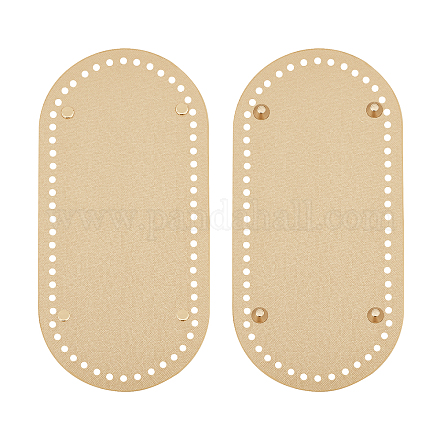 Pu Leder ovale Tasche Boden FIND-PH0016-002D-1
