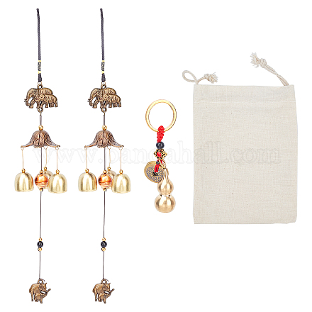 Nbeads 4 pièces bricolage trousseau d'ornements suspendus kits DIY-NB0005-05-1