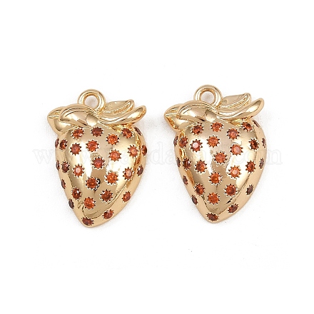 Латунные микро проложить кубического циркония подвески KK-K407-02G-1