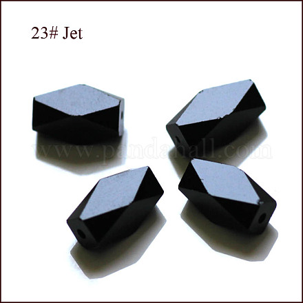 Abalorios de cristal austriaco de imitación SWAR-F055-8x4mm-23-1