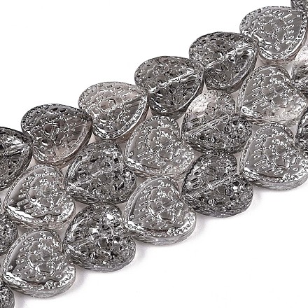 Прозрачные стеклянные бусины&nbsp;GLAA-N012-02B-1