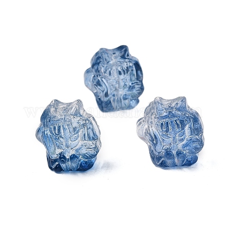 Стеклянные бусины GLAA-D303-01G-1