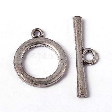 Tibetan Silver Toggle Clasps X-AB2157Y-NF-1