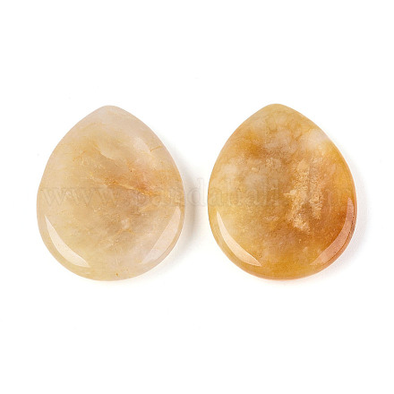 Натуральный топаз нефрит камни для снятия беспокойства G-T144-13B-1