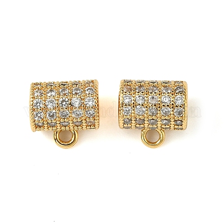 Латунные дужки из латуни с микропаве из кубического циркония&nbsp;LS-KK-M277-09E-G-1