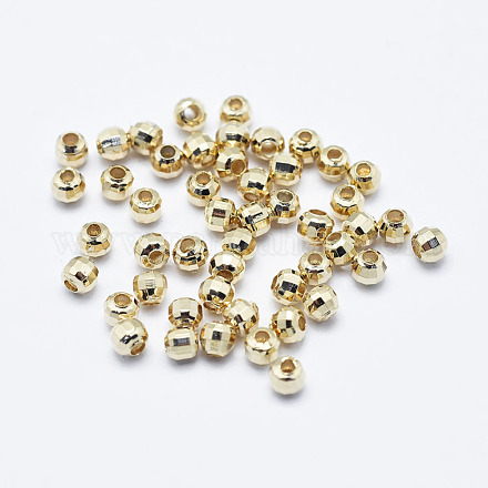 Perline in ottone X-KK-G331-53G-2.5mm-NF-1