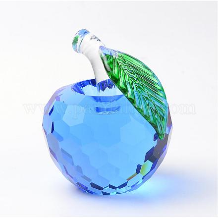 Apple Glass Decorations DJEW-K002-B03-1