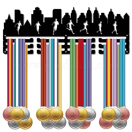 Support de mur d'affichage de support de cintre de médaille de fer de mode ODIS-WH0037-384-1