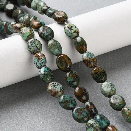 Бусы натуральная африканская бирюза (яшма) G-M420-D17-01-1