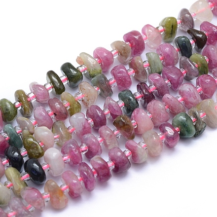 Natural Tourmaline Beads Strands G-L552F-01B-1