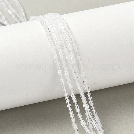 Природных кристаллов кварца бисер нитей G-G271-G06-1x1.5mm-1