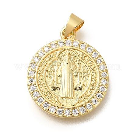 Реечное покрытие латунь с подвесками из кубического циркония KK-Z086-33G-09-1