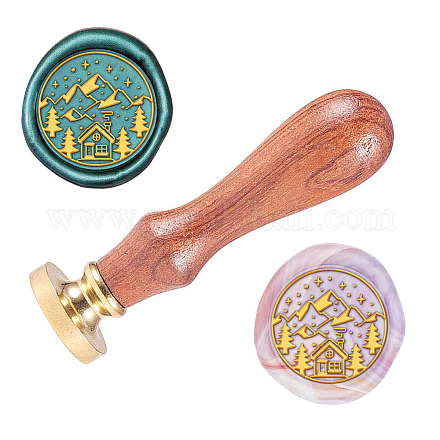Wax Seal Stamp Set AJEW-WH0208-622-1