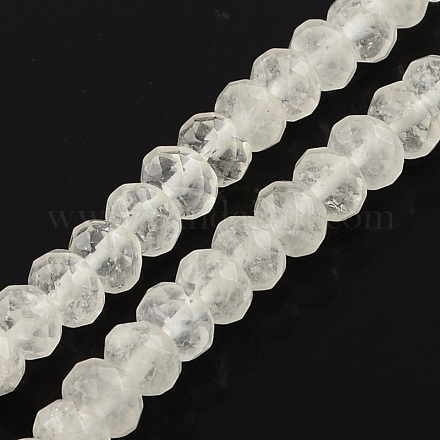Chapelets de perles en cristal de quartz naturel G-R186-14-1