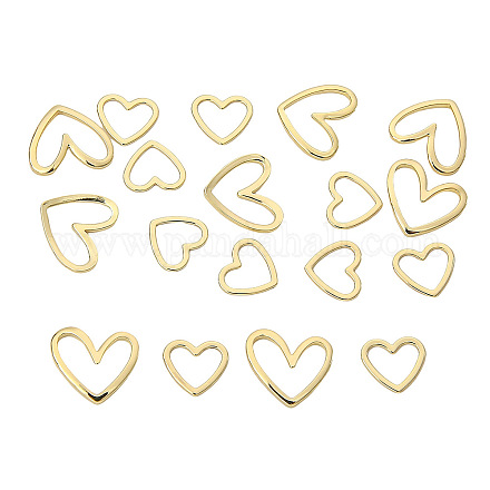 Messing Verbinderring KK-YWC0001-01G-01-1