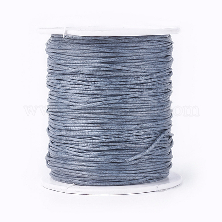 木綿糸ワックスコード  グレー  1mm  約100ヤード/ロール（300フィート/ロール） YC-R003-1.0mm-319-1