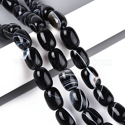 Природный агат бисер нитей G-N356-02A-01-1