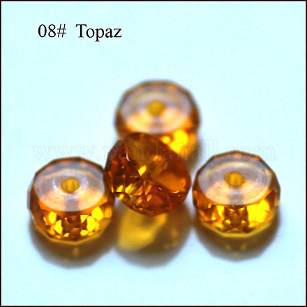Imitation Austrian Crystal Beads SWAR-F078-8x12mm-08-1