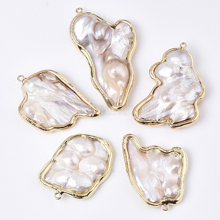 Perla barocca naturale perla keshi PEAR-T006-02-1