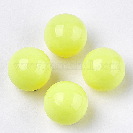 Opaque Acrylic Beads SACR-S300-32C-02-1