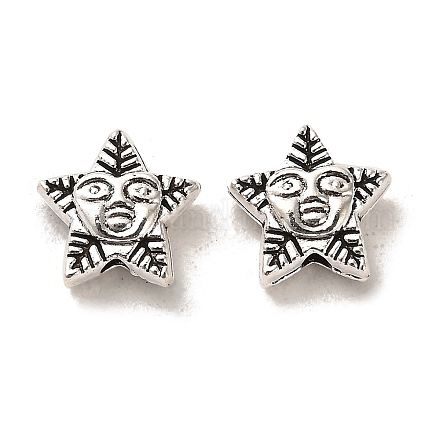 Perles en alliage de style tibétain FIND-C043-033AS-1