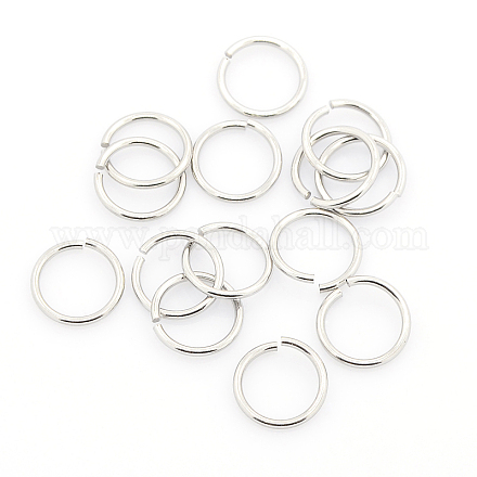 304 Edelstahl offenen Ringe springen STAS-J013-8x1mm-01-1