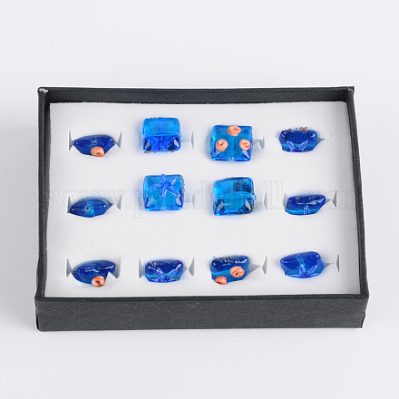 Cuadrados cristal de murano hechos a mano LAMP-F006-05-1