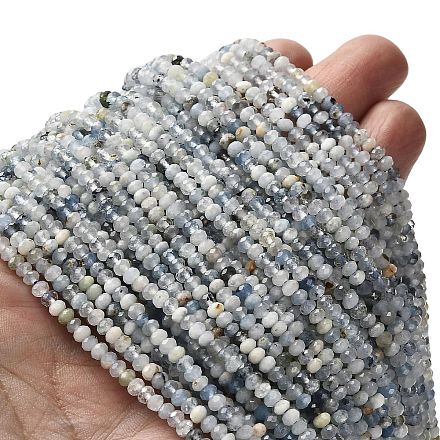 Природные Аквамарин бисер нитей G-RM2025-D01-B-1