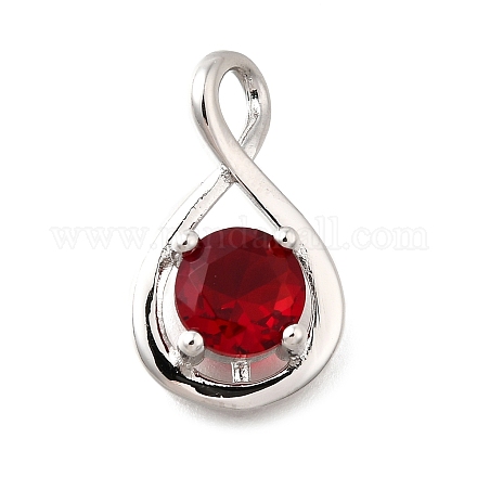 925 подвеска из стерлингового серебра с паве из кубических цирконий STER-V001-03P-07-1