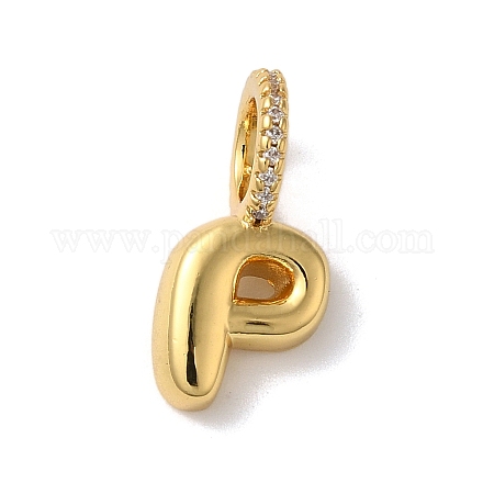 Латунные микро проложить кубического циркония подвески KK-K345-13P-G-1