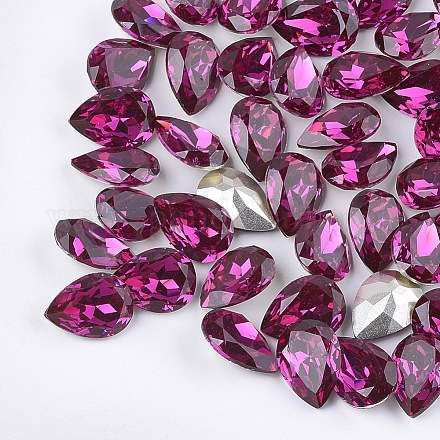 Pointed Back Resin Rhinestone Cabochons CRES-S380-6x8mm-B06-1