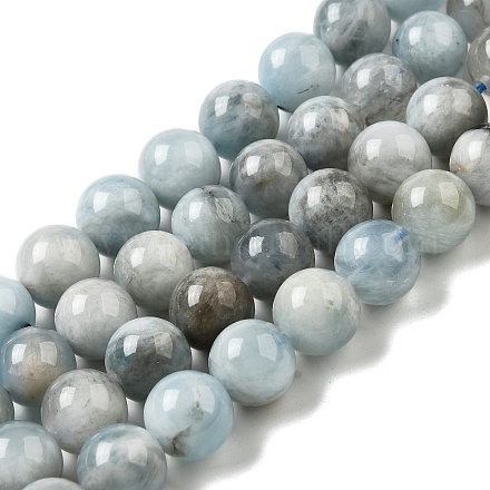 Природные Аквамарин бисер нитей G-I349-A01-01F-1