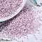 MIYUKI Delica Beads, Cylinder, Japanese Seed Beads, 11/0, (DB0624) Dyed Light Rose Silver Lined Alabaster, 1.3x1.6mm, Hole: 0.8mm, about 2000pcs/10g