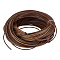 Plastic Wicker Strips, Solid Weaving Material, for DIY, Furniture Knitting, Coconut Brown, 3mm, 60m/roll