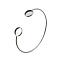 304 Stainless Steel Cuff Blank Bangle Bases with Flat Round Trays, Non-Tarnish, Stainless Steel Color, Tray: 12mm, 0.2~1.4cm, Inner Diameter: 2-1/4 inch(5.6cm)~2-1/2 inch(6.45cm)