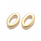 304 Stainless Steel Linking Rings, Oval, Golden, 15x10x1.5mm, Inner Diameter: 10x5mm