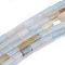 Natural Flower Amazonite Beads Strands, Column, 4x2.2mm, Hole: 0.8mm, about 99pcs/strand, 15.7 inch(40cm)