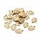 Ion Plating(IP) 304 Stainless Steel Charms, Tropical Leaf Charms, Monstera Leaf, Golden, 13x9x1mm, Hole: 1mm