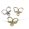 Zinc Alloy Swivel Clasps, Butterfly, Mixed Color, 39.5x33mm