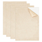 AHANDMAKER 4 Sheets Self Adhesive Felt Sheets, 7.87x11.81 Non Slip Fabric Patch Dance Shoes Protector Sticker, Adhesive Fabric Sheets for Crafts, Jewelry Box Liner, Sofas, Car Seats, Antique White