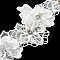 Flower Organza Ribbon, Clothes Accessories, with Rhinestone and Imitation Pearls Beads, White, 3-1/4 inch(83mm)