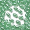 Opaque Glass Beads, Oval, Lime Green, 9x6mm, Hole: 1.5mm, 825pcs/pound