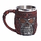 Resin Cup, with 304 Stainless Steel, Owl, Packing: 130x120x172mm