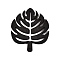 Natural Poplar Wood Pendants, Dyed, Tree, Black, 49.5x42x2mm, Hole: 1.4mm