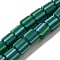 Polymer Clay Beads Strands, Column, Teal, 6~6.5x6~6.5mm, Hole: 1.2mm, about 61~64pcs/strand, 15.55~15.94''(39.5~40.5cm)