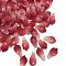 Handmade Lampwork Pendants, Gradient Style, Petal, Dark Red, 19.5x10.5x4.5mm, Hole: 1mm