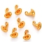 Alloy Charms, Hat, Golden, 11x11mm, Hole: 2mm
